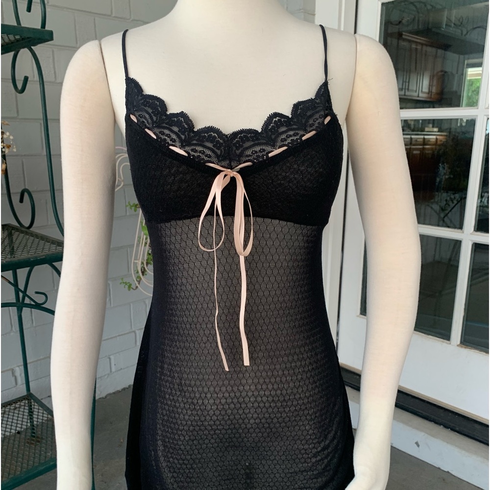 Sheer Babydoll Slip Dress